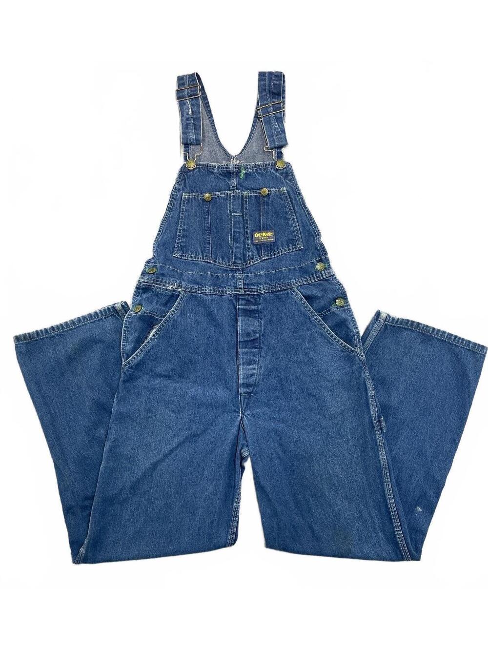 Vintage OshKosh B’gosh Adult Denim Overalls Vestbak Union